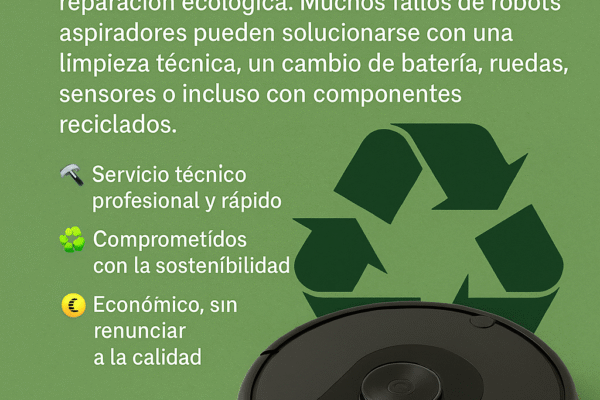 Dale una segunda vida a tu robot con piezas nuevas o recicladas.