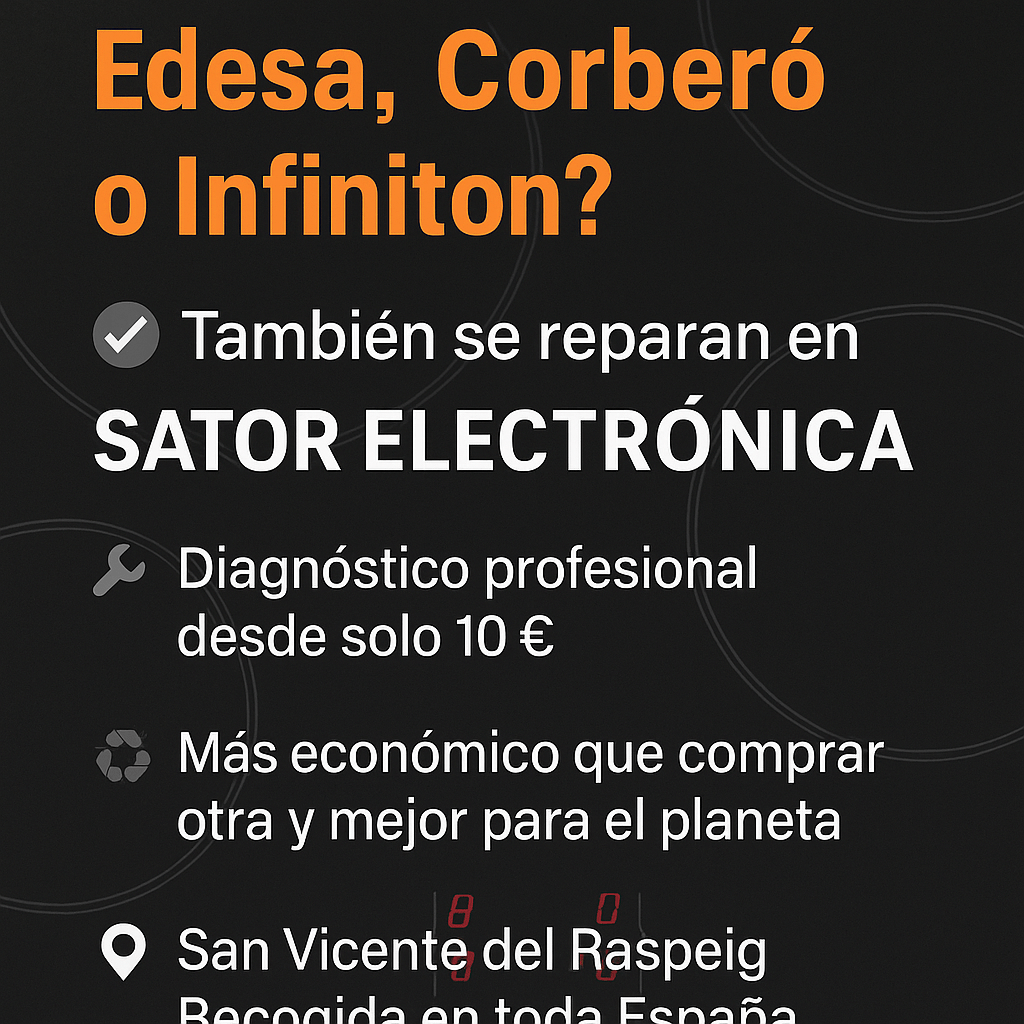Las marcas blancas como Edesa, Infiniton o Corberó también se reparan.