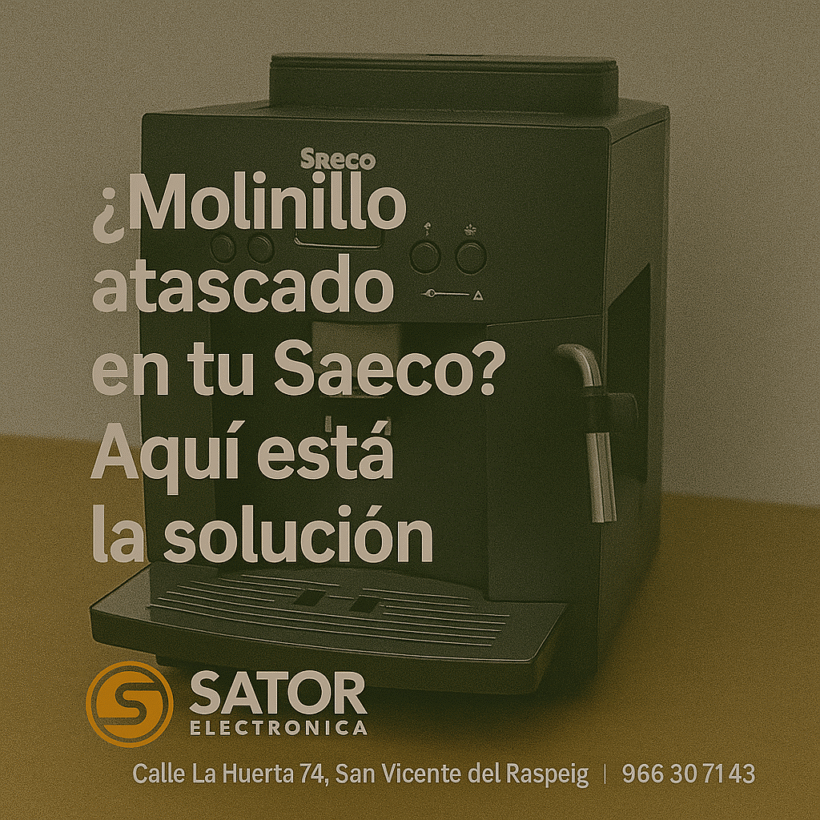 “¿Molinillo atascado en tu Saeco Aquí está la solución”