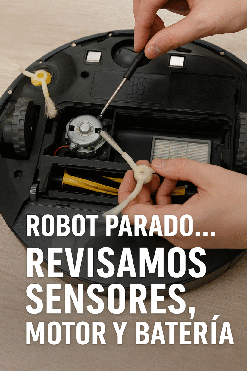 Reparamos robots aspiradores aunque no sean de marca conocida.