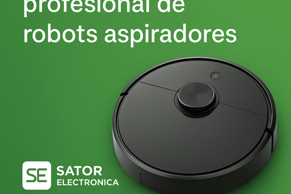 Sator Electrónica reparación ecológica, económica y profesional de robots aspiradores.