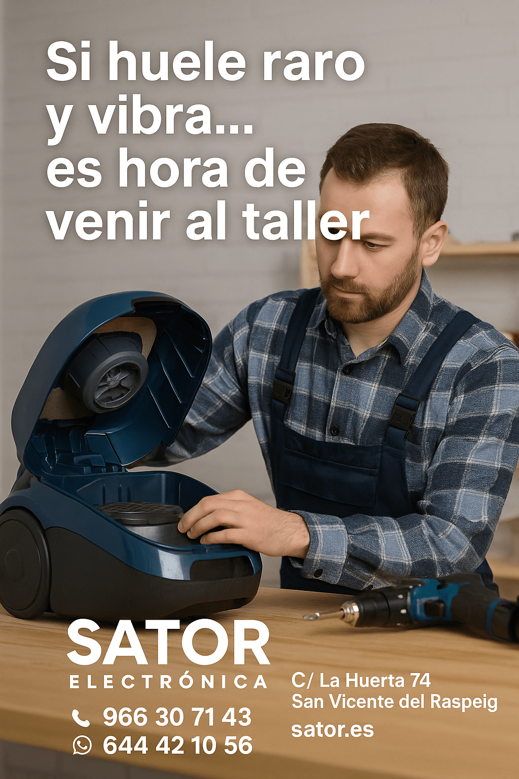 “Si huele raro y vibra… es hora de venir al taller.”