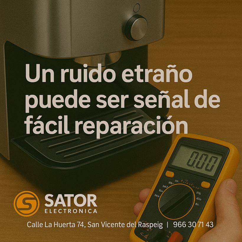 “Un ruido extraño puede ser señal de fácil reparación”