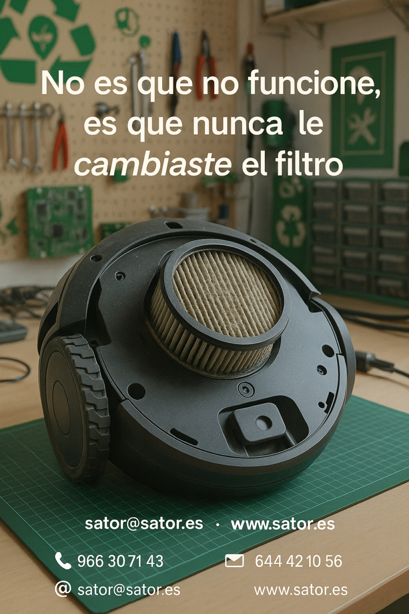 “No es que no funcione, es que nunca le cambiaste el filtro.”