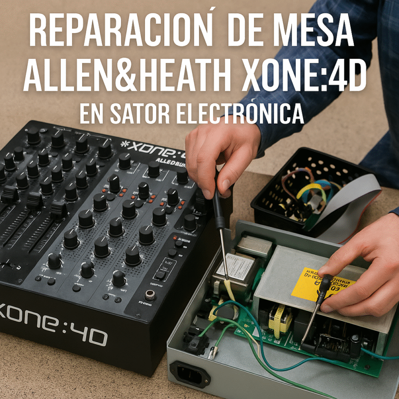 Servicio técnico Allen&Heath Xone4D – Fuente AG5609 reparada
