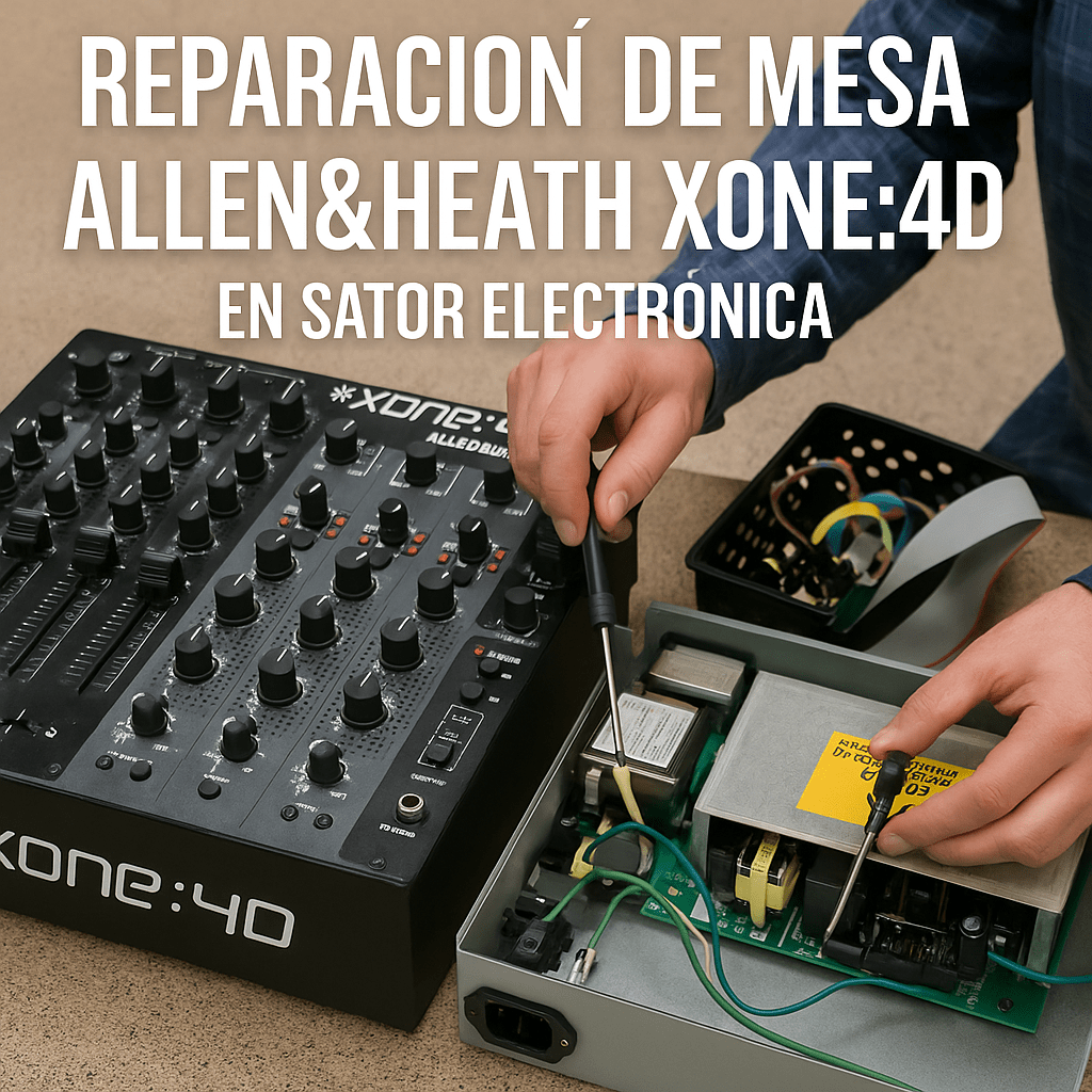  Servicio técnico Allen&Heath Xone4D – Fuente AG5609 reparada