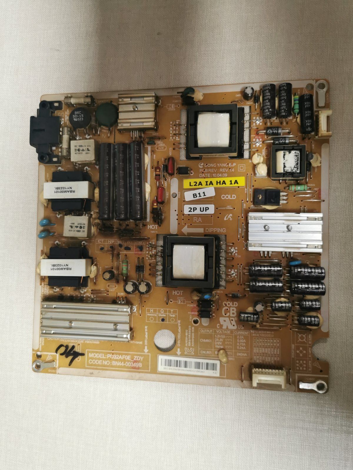 Fuente de Alimentación Samsung FUENTE-ALIMENTACI-N-TV-SAMSUNG-PD32AF0E-ZDY - Imagen optimizada de Fuente de Alimentación FUENTE-ALIMENTACI-N-TV-SAMSUNG-PD32AF0E-ZDY Samsung para Televisor