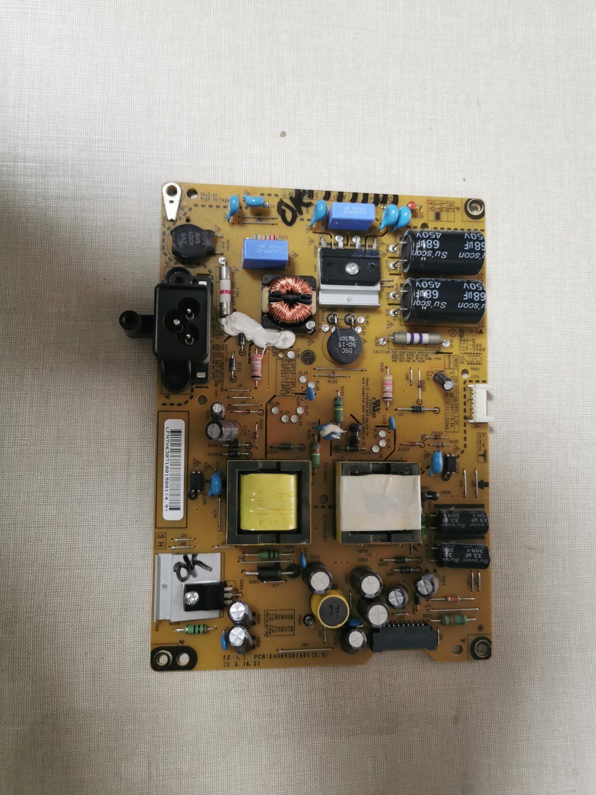 Fuente de Alimentación LG FUENTE-DE-ALIMENTACI-N-EAX65391401-TV-LG-32LF5800 - Imagen optimizada de Fuente de Alimentación FUENTE-DE-ALIMENTACI-N-EAX65391401-TV-LG-32LF5800 LG para Televisor