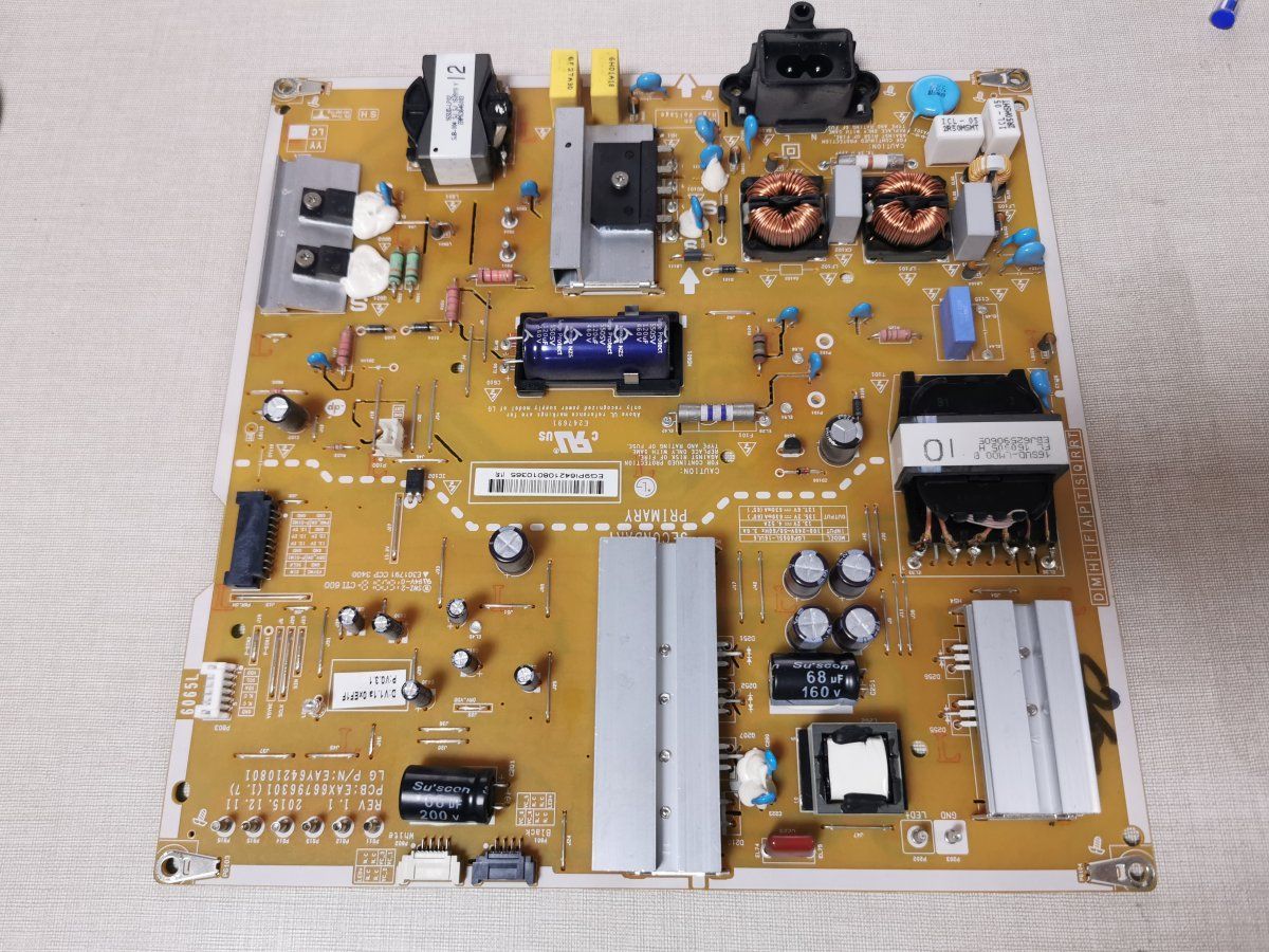 Fuente de Alimentación LG FUENTE-DE-ALIMENTACION-EAX67865101-LGP43T-18U1 - Imagen optimizada de Fuente de Alimentación FUENTE-DE-ALIMENTACION-EAX67865101-LGP43T-18U1 LG para Televisor