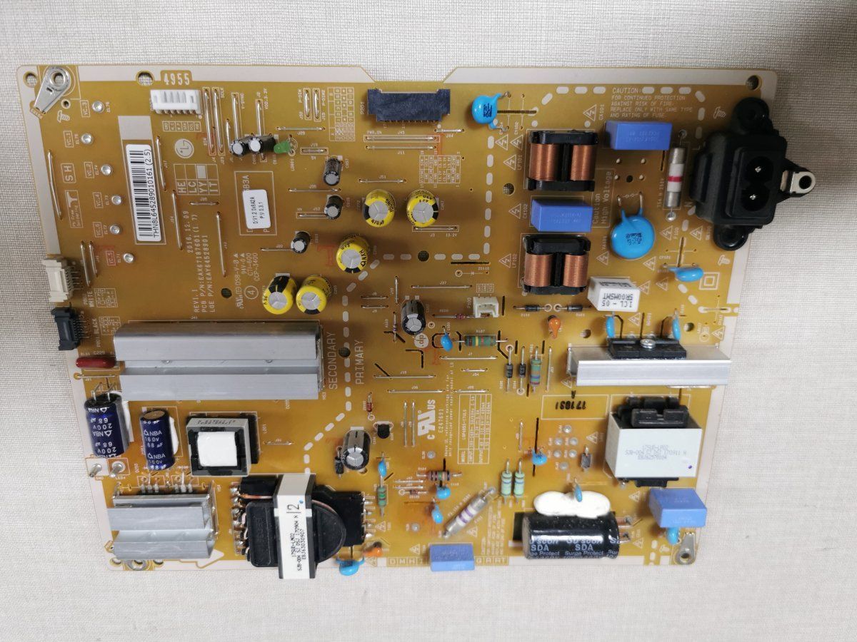 Fuente de alimentación FUENTE-DE-ALIMENTACION-LGP4955-17UL6-PARA-TV-LG-EAX68284302 LG - Imagen optimizada de Fuente de Alimentación Fuente de Alimentacion LGP4955 17UL6 para Tv Lg EAX68284302 para Televisor Lg