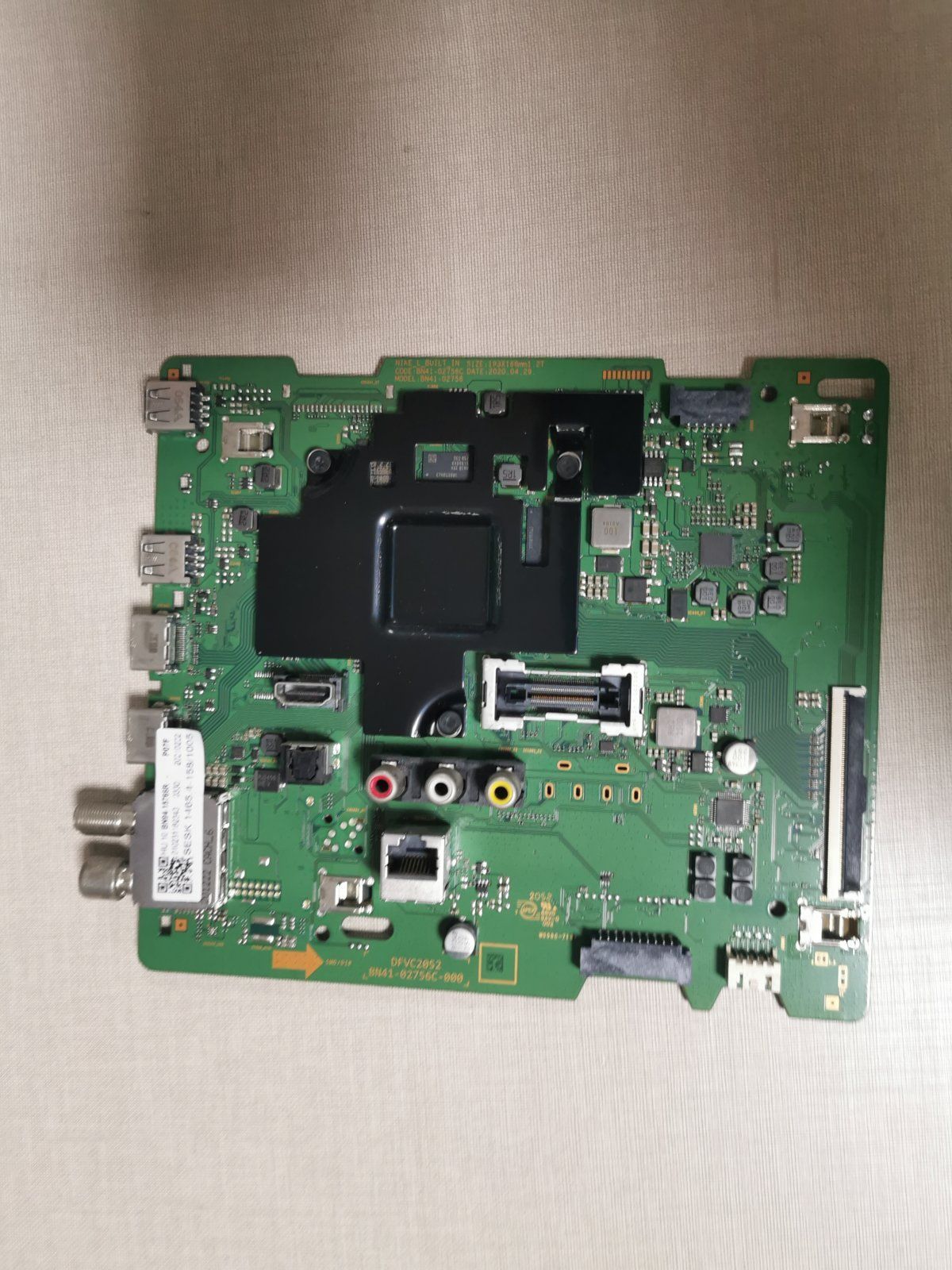 Main board Samsung PLACA-MAIN-BN41-02756C-DE-TV-SAMSUNG-QE50Q65TAV - Imagen optimizada de Main board PLACA-MAIN-BN41-02756C-DE-TV-SAMSUNG-QE50Q65TAV Samsung para Televisor