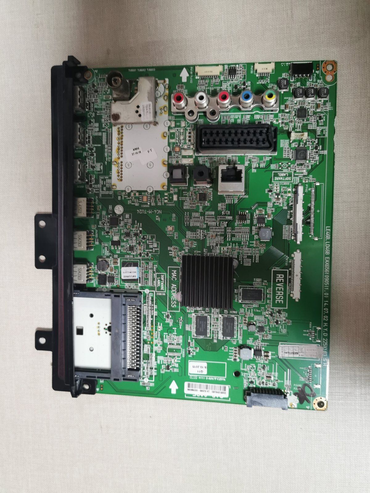 Main board LG PLACA-MAIN-N34-M-TU24-TV-LG-32LF800 - Imagen optimizada de Main board PLACA-MAIN-N34-M-TU24-TV-LG-32LF800 LG para Televisor