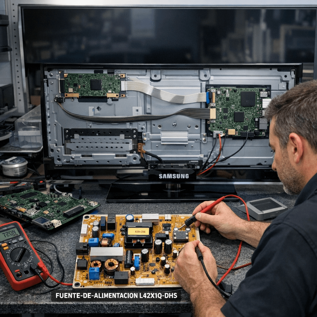 Fuente de alimentación FUENTE-DE-ALIMENTACION-L42X1Q-DHS-PARA-TV-SAMSUNG-UA46F7500B Samsung - Detalle técnico Fuente de alimentación FUENTE-DE-ALIMENTACION-L42X1Q-DHS-PARA-TV-SAMSUNG-UA46F7500B para televisor Samsung