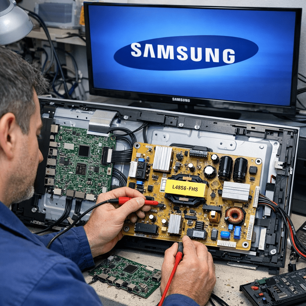 Fuente de Alimentación Samsung FUENTE-DE-ALIMENTACION-L48S6-FHS-PARA-TV-SAMSUNG-UE48JU6400K - Detalle técnico Fuente de Alimentación FUENTE-DE-ALIMENTACION-L48S6-FHS-PARA-TV-SAMSUNG-UE48JU6400K Samsung para Televisor