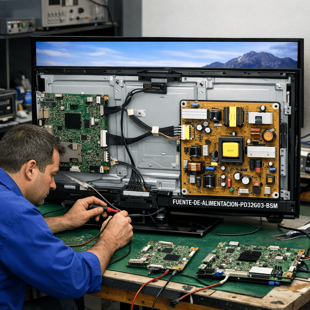 Fuente de Alimentación Samsung FUENTE-DE-ALIMENTACION-PD32G03-BSM-PARA-TV-SAMSUNG - Detalle técnico Fuente de Alimentación FUENTE-DE-ALIMENTACION-PD32G03-BSM-PARA-TV-SAMSUNG Samsung para Televisor