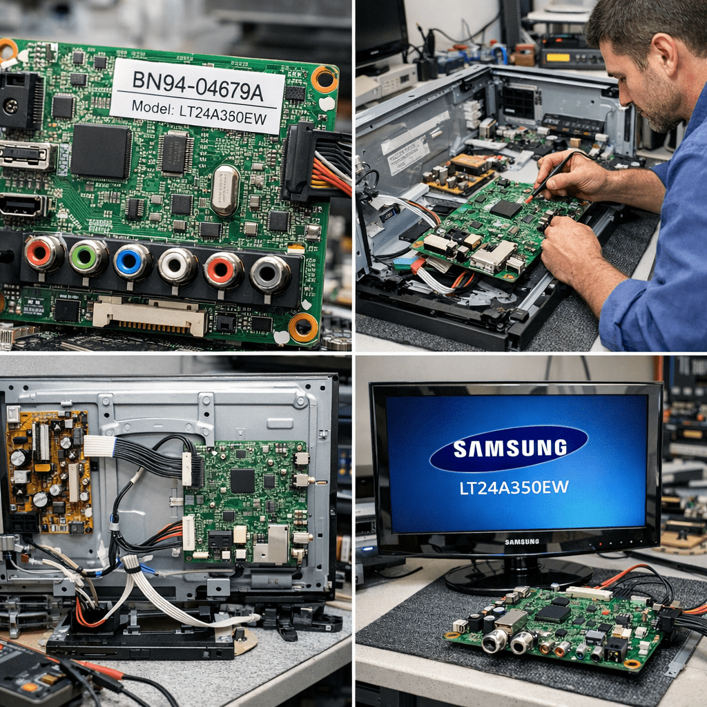 Main board Samsung PLACA-MAIN-BN94-04679A-PARA-TV-SAMSUNG-LT24A350EWIEN - Detalle técnico Main board PLACA-MAIN-BN94-04679A-PARA-TV-SAMSUNG-LT24A350EWIEN Samsung para Televisor