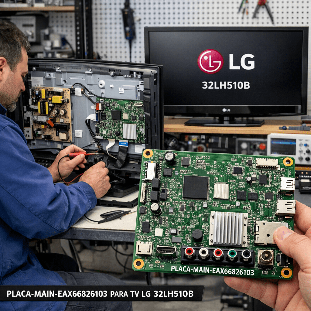 Main board LG PLACA-MAIN-EAX66826103-PARA-TV-LG-32LH510B - Detalle técnico Main board PLACA-MAIN-EAX66826103-PARA-TV-LG-32LH510B LG para Televisor