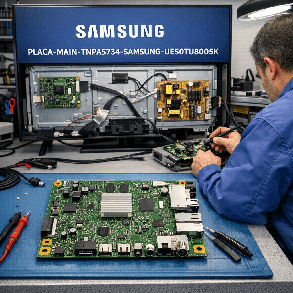 Placa main PLACA-MAIN-TNPA5734-SAMSUNG-UE50TU8005K Samsung - Detalle técnico Placa main PLACA-MAIN-TNPA5734-SAMSUNG-UE50TU8005K para televisor Samsung